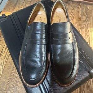 Samuel Hubbard Black Leather Men's Loafers